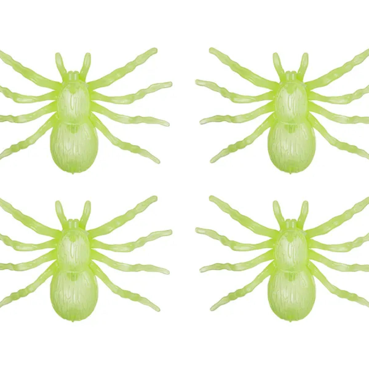 Selvlysende Edderkopper – 10 cm – 4 stk.
