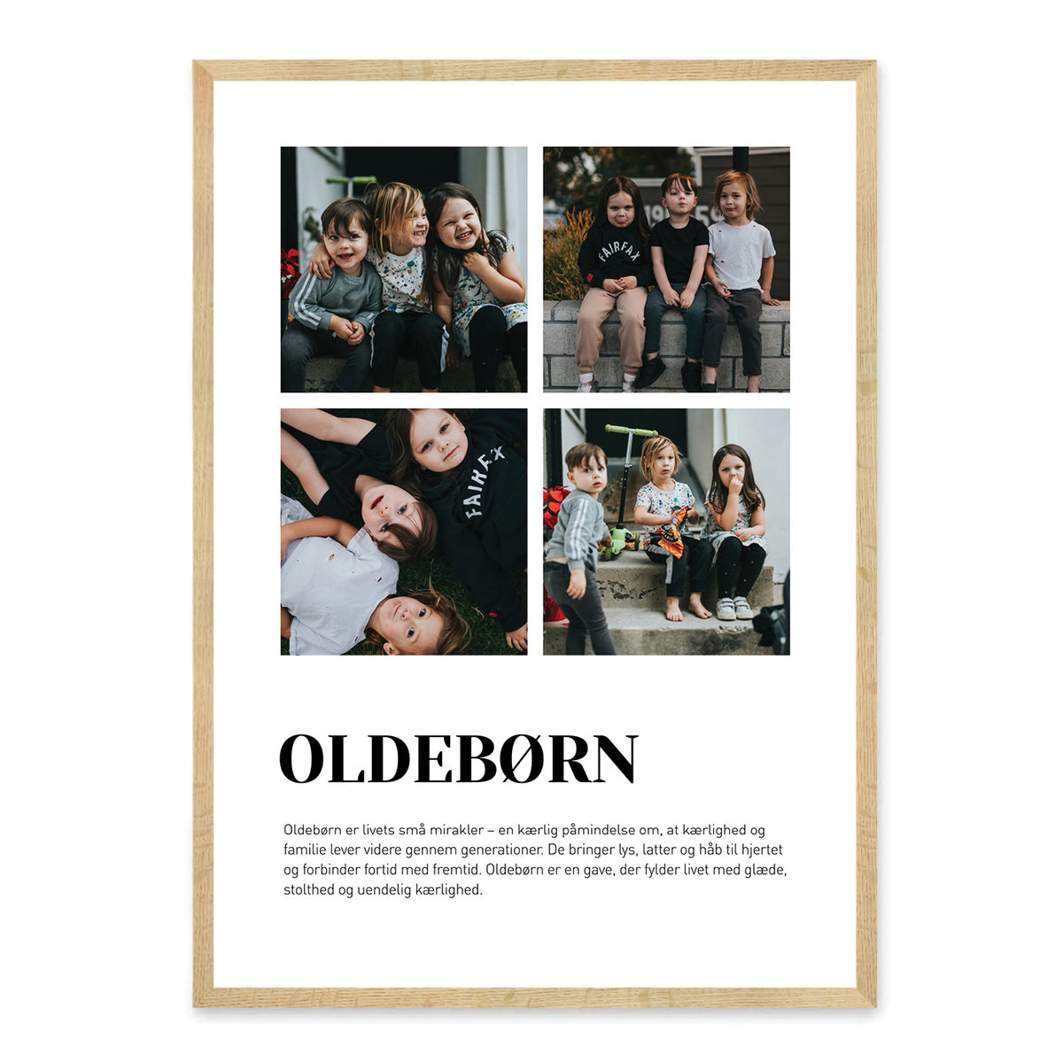 Oldebørn plakat - design selv