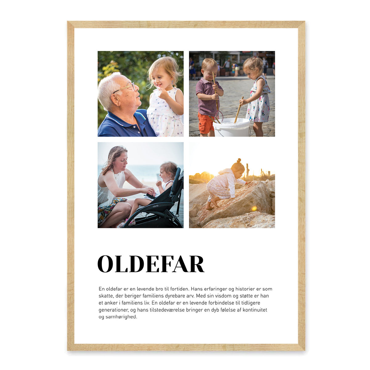 Oldefar plakat - design selv