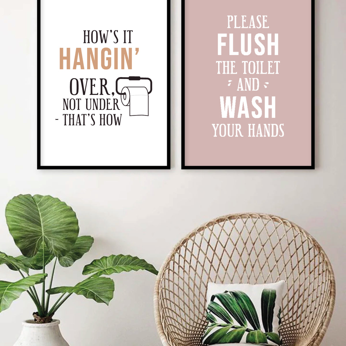 badeværelse plakat toilet