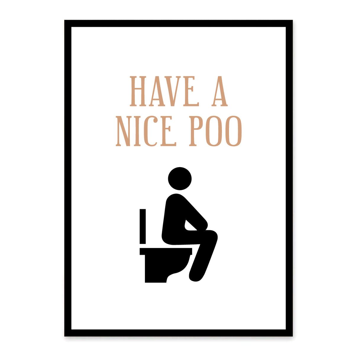 badeværelse plakat toilet