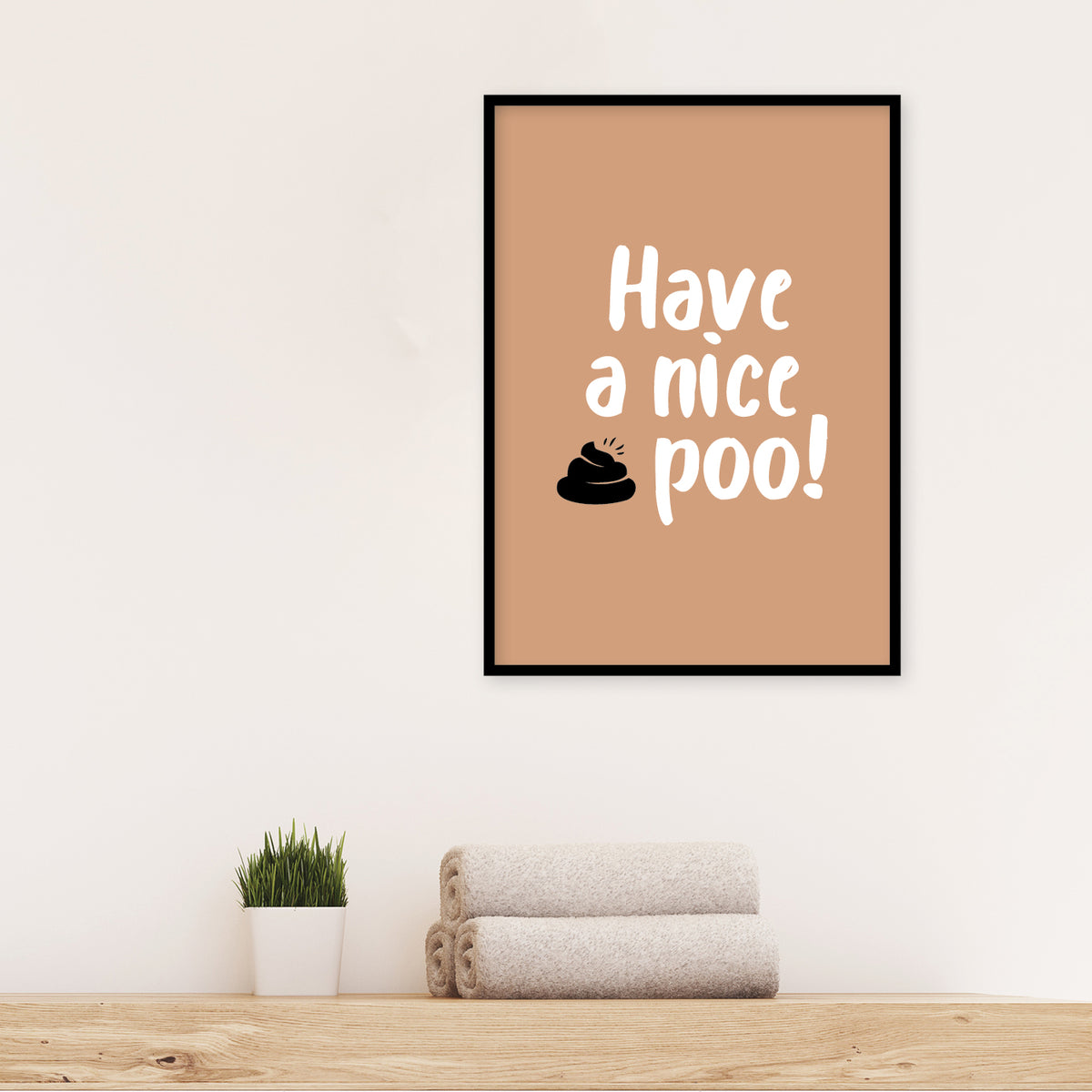 badeværelse plakat toilet