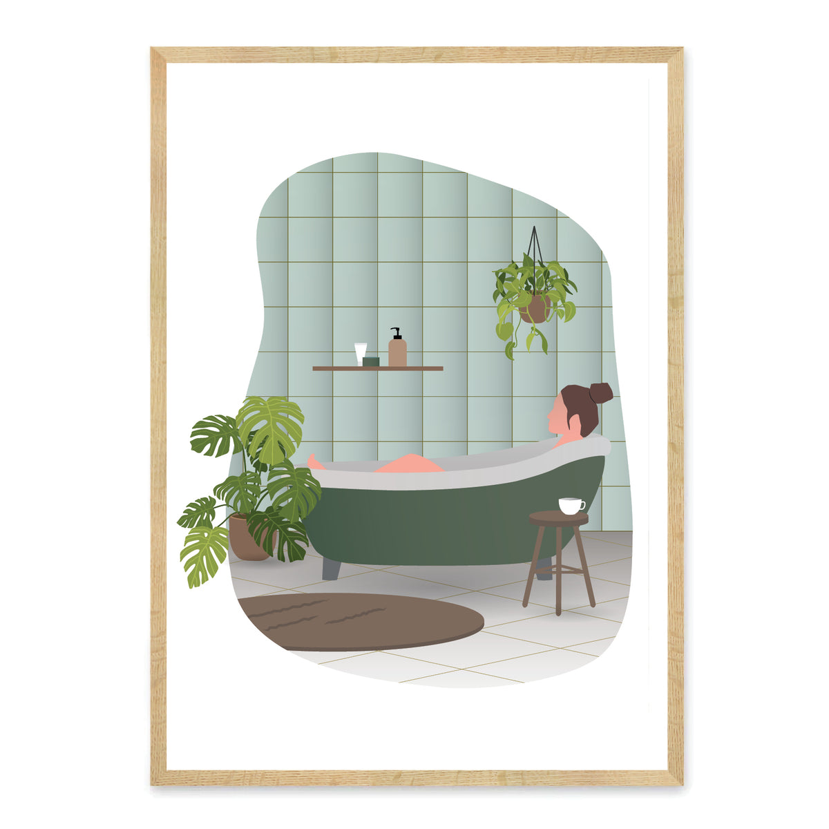 badeværelse plakat toilet