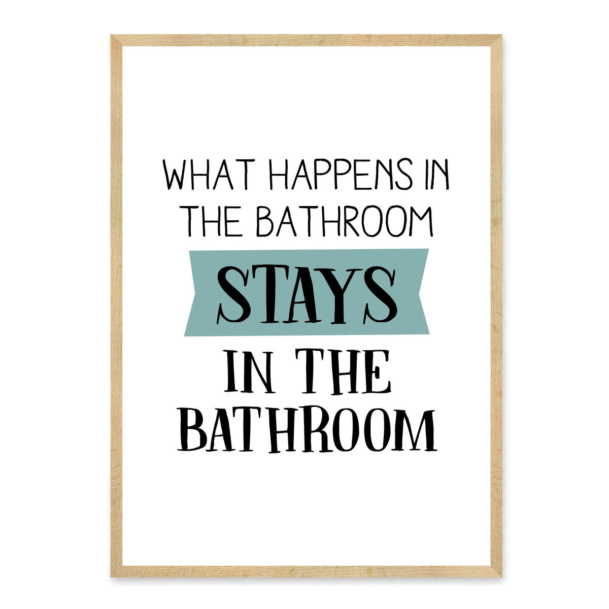 badeværelse plakat toilet