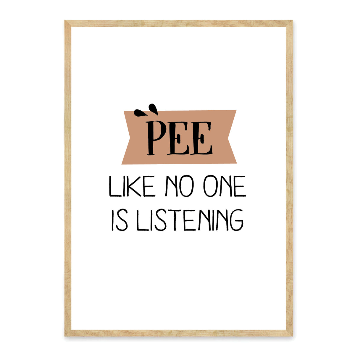 badeværelse plakat toilet