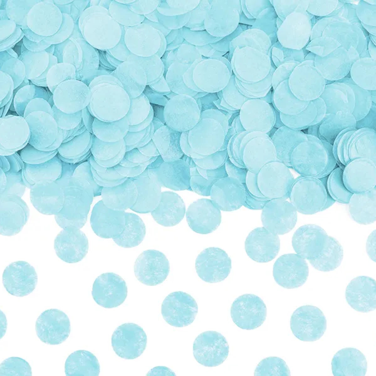 Konfetti Cirkler – Lyseblå – 15 g