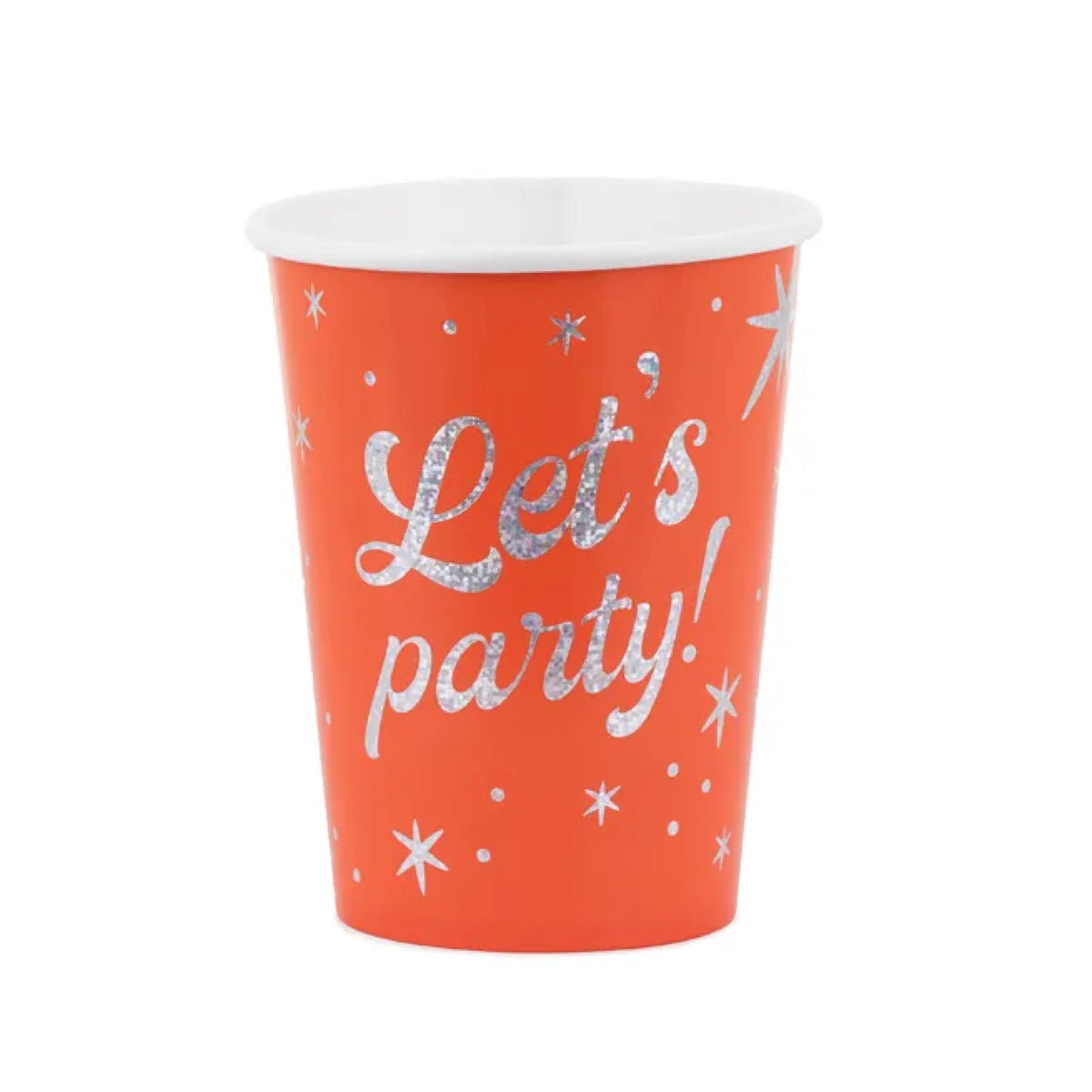 Papkrus "Let's Party" – Orange – 250 ml – 6 stk.