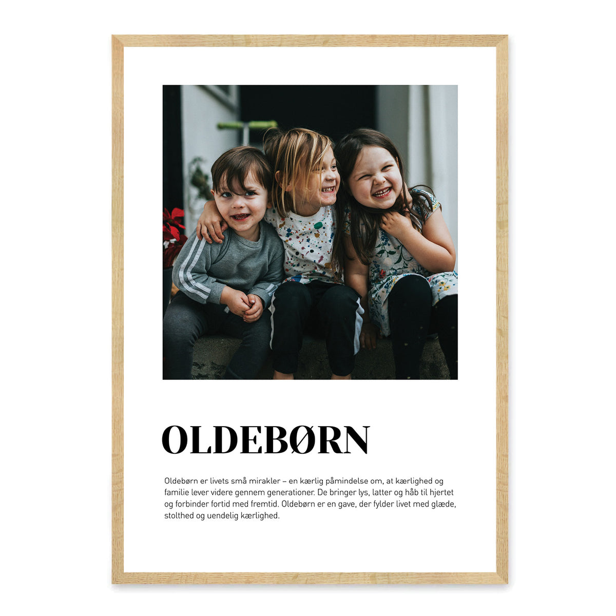 Oldebørn plakat - design selv
