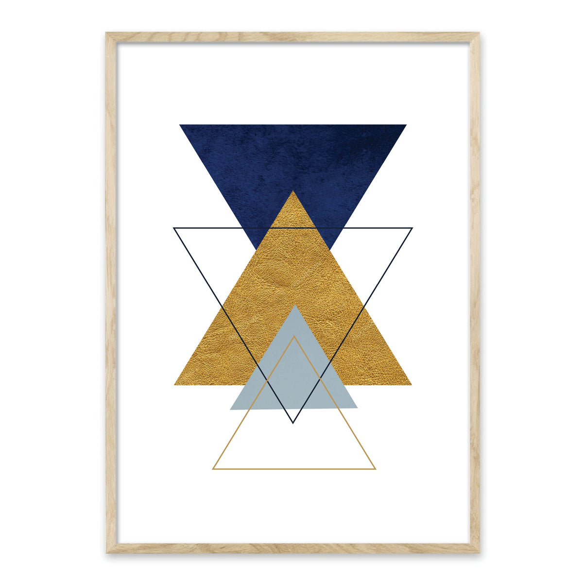 Gyldne trekanter - plakat